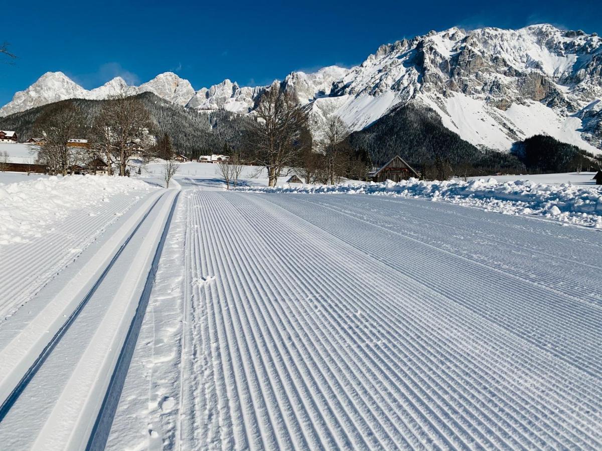 Bergkristallhaus Ramsau am Dachstein Bagian luar foto